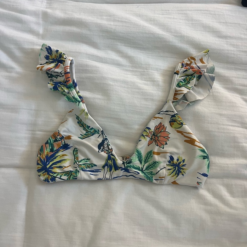 Maaji Tropical Print Reversible Bikini Top